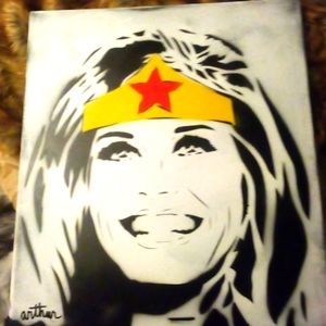 Arthur Adams Spray Painted painting